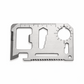Multitool-Karte Metall – 11 Funktionen im kompakten Survival-Tool - MIZO.at