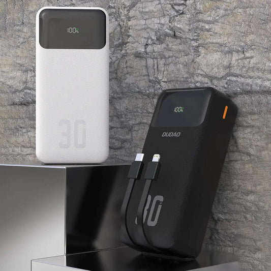 Dudao Powerbank K15MAX 30000mAh | 22.5W PD | Inkl. Kabel - MIZO.at