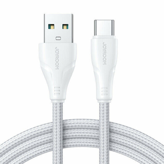 Joyroom USB-C Schnellladekabel 0,25 m Weiß – 3A & 480 Mbps - MIZO.at