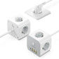 Baseus PowerCombo 7-in-1 Cube Steckdosenleiste mit USB & USB-C - MIZO.at