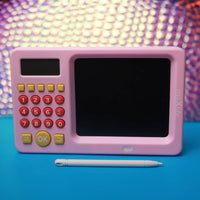 Maxlife MXWB-01 Kids Writing Board with Calculator - Pink - MIZO.at