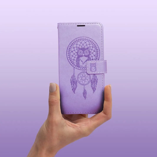 Mezzo Book Case iPhone 14 Dreamcatcher Lila - MIZO.at