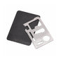 Survival-Tool-Karte 11in1 Multitool Edelstahl – Silber - MIZO.at