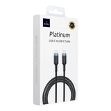 Platinum Series USB-C auf USB-C Kabel – 60 W Fast Charging, 1,2 m - MIZO.at