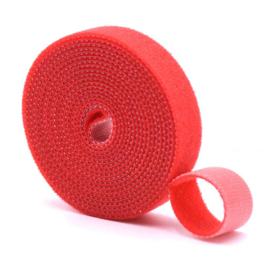 Red Velcro Cable Organizer 5m | Reusable & Self-Adhesive - MIZO.at