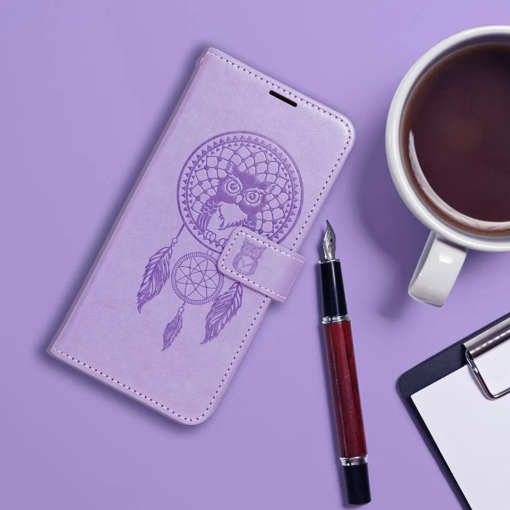 Mezzo Book Case iPhone 14 Dreamcatcher Lila - MIZO.at