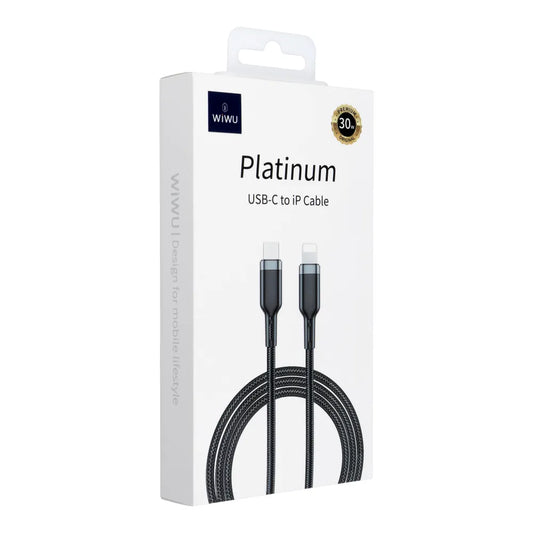Platinum Series USB-C auf Lightning Kabel 30 W Schnellladung – 1,2 m - MIZO.at