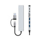 Tech-Protect HB06 9-in-1 USB-C Hub - Multiport Adapter Space Grau - MIZO.at