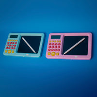 Maxlife MXWB-01 Kids Writing Board with Calculator - Pink - MIZO.at