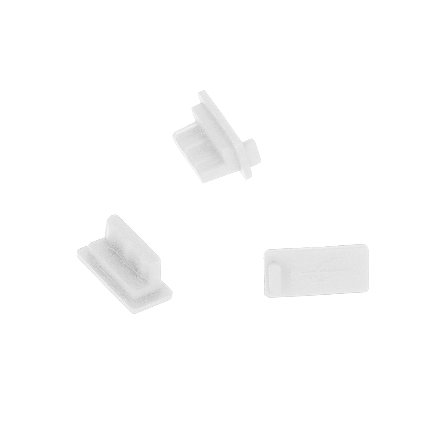 USB Silicone Dust Caps 5-Piece Set | White, Port Protection - MIZO.at