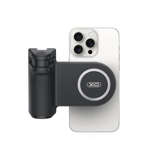 XO SS18 Magnetischer Selfie Stick Schwarz | MagSafe & Bluetooth-Auslöser - MIZO.at