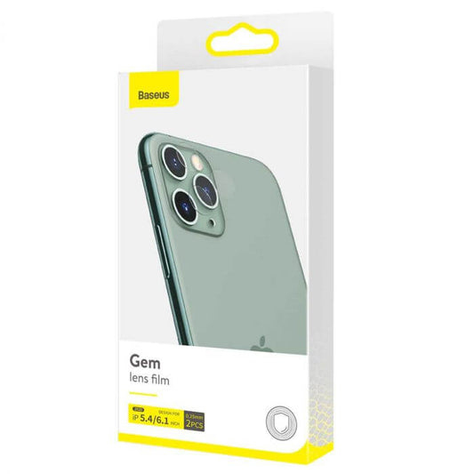 iPhone 12 Mini Kamera-Linsenschutz 0,25 mm Gem Film 2er – Ultradünn - MIZO.at