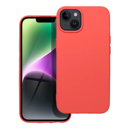 Silikon Case iPhone 14 Pfirsich Peach Soft - MIZO.at