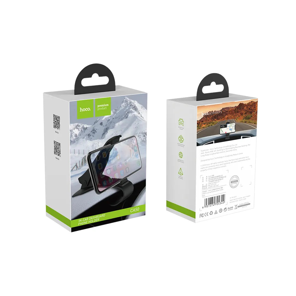 Hoco CA50 Car Holder | Desk & Dashboard Mount for Phones - MIZO.at