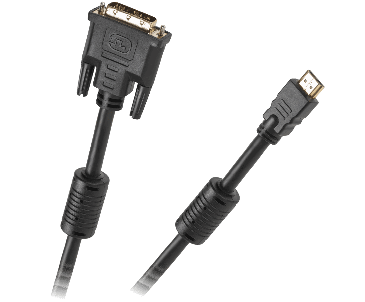 DVI auf HDMI Kabel 5m Full HD Monitor TV Verbindung - MIZO.at