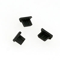 Micro USB Silicone Dust Plug (Black) | 5 Pieces - MIZO.at