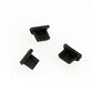Micro-USB Staubschutzkappen Schwarz | 5er-Set Silikon - MIZO.at