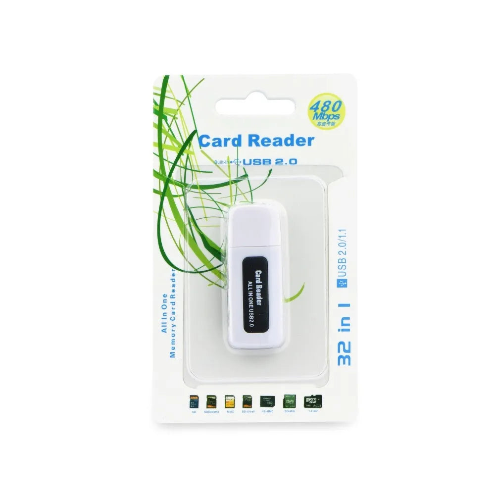32-in-1 Memory Card Reader USB | Titanium Black for All Devices - MIZO.at