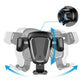 Baseus Gravity Lüftungs-Handyhalter – 4-6 Zoll Schwarz Sicher - MIZO.at