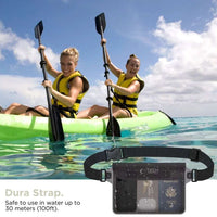 Tech-Protect UWP10 Waterproof Pouch | 10" Universal, Black/Clear - MIZO.at