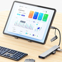 Tech-Protect HB06 9-in-1 USB-C Hub | Multiport Adapter, Space Grey - MIZO.at