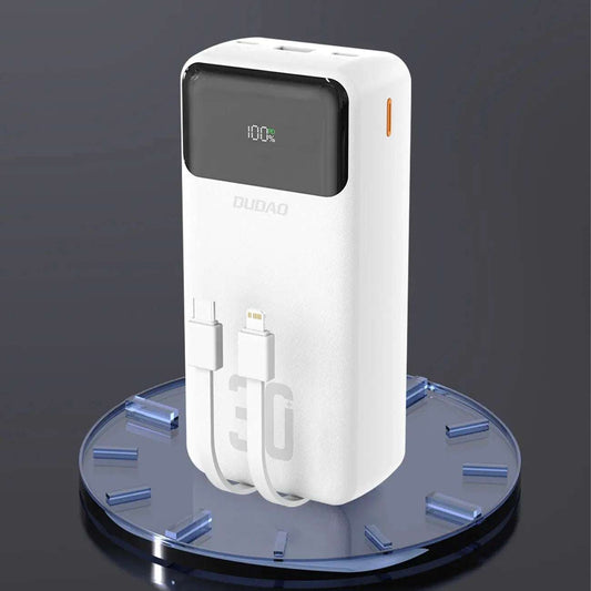Dudao Powerbank K15MAX 30000mAh | Weiß | 22.5W PD - MIZO.at