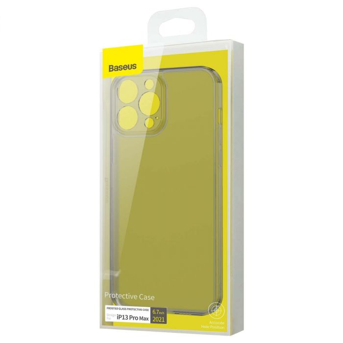 Frosted Glass Case for iPhone 13 Pro Max | Black - MIZO.at
