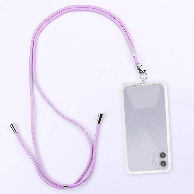 Universal Phone Lanyard | Adjustable Purple Cord 150 cm - MIZO.at