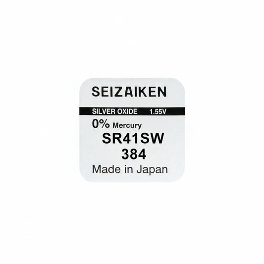 Seizaiken SEIKO 384 SR41SW Silberoxid Uhrbatterie - MIZO.at