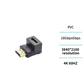 UNICO AD0326 HDMI 90° Winkeladapter – 4K UHD, Goldkontakte - MIZO.at