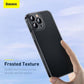 iPhone 13 Pro Max Case Frosted Glass – Schwarz Premium Schutz - MIZO.at