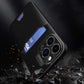 iPhone 14 Pro Max Leder Wallet Case – Kartensteckplatz Ständer - MIZO.at