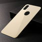 iPhone XS Max Rückseiten-Panzerglas 0,3 mm Gold – Curved T-Glass Schutz - MIZO.at