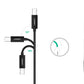 Ugreen USB-C zu USB-B Drucker Kabel – 2m 480Mbps Schwarz - MIZO.at