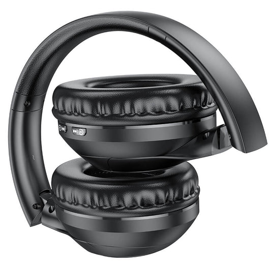 Glamor Bluetooth On-Ear Kopfhörer BO23 | Schwarz, 20h Akku, BT 5.3 - MIZO.at