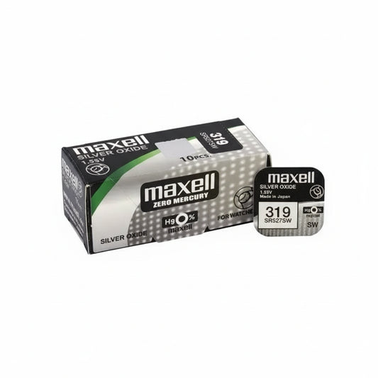Maxell 319 SR527SW Silberoxid Uhrbatterie Mini - MIZO.at