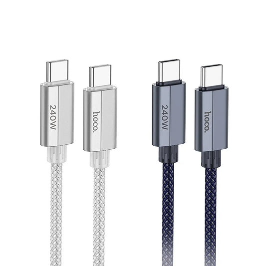 240W USB-C Kabel Dunkelblau – PD & QC3.0 Schnellladen - MIZO.at