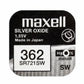 Maxell 362 SR721SW Silberoxid Uhrbatterie Ultra-Flach - MIZO.at