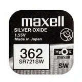 Maxell 362 SR721SW Silberoxid Uhrbatterie Ultra-Flach - MIZO.at