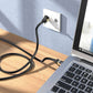 Hoco US07 5 m Cat6 Gigabit Ethernet Kabel – Flach Schwarz - MIZO.at