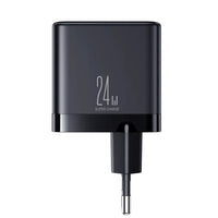 Joyroom JR-TCN03 24W 4-Port USB-A Wall Charger – Black - MIZO.at