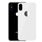 iPhone XS Max Rückseiten-Panzerglas 0,3 mm Weiß – Curved T-Glass Schutz - MIZO.at