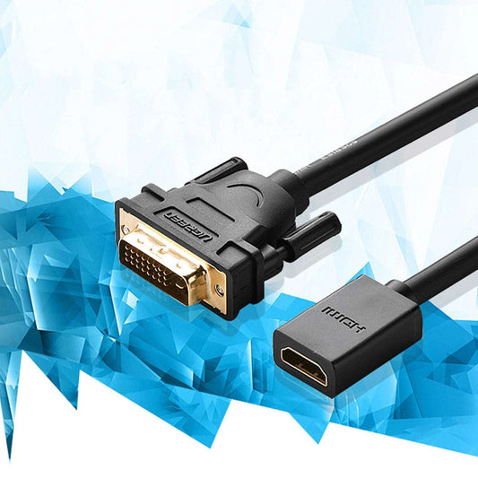 DVI zu HDMI Adapter Kabel – 0.15m DVI-D zu HDMI Konverter - MIZO.at