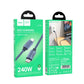 240W USB-C Kabel Dunkelblau – PD & QC3.0 Schnellladen - MIZO.at