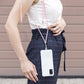 Universal Handy-Lanyard 150 cm Rot | Verstellbare Umhängekordel - MIZO.at