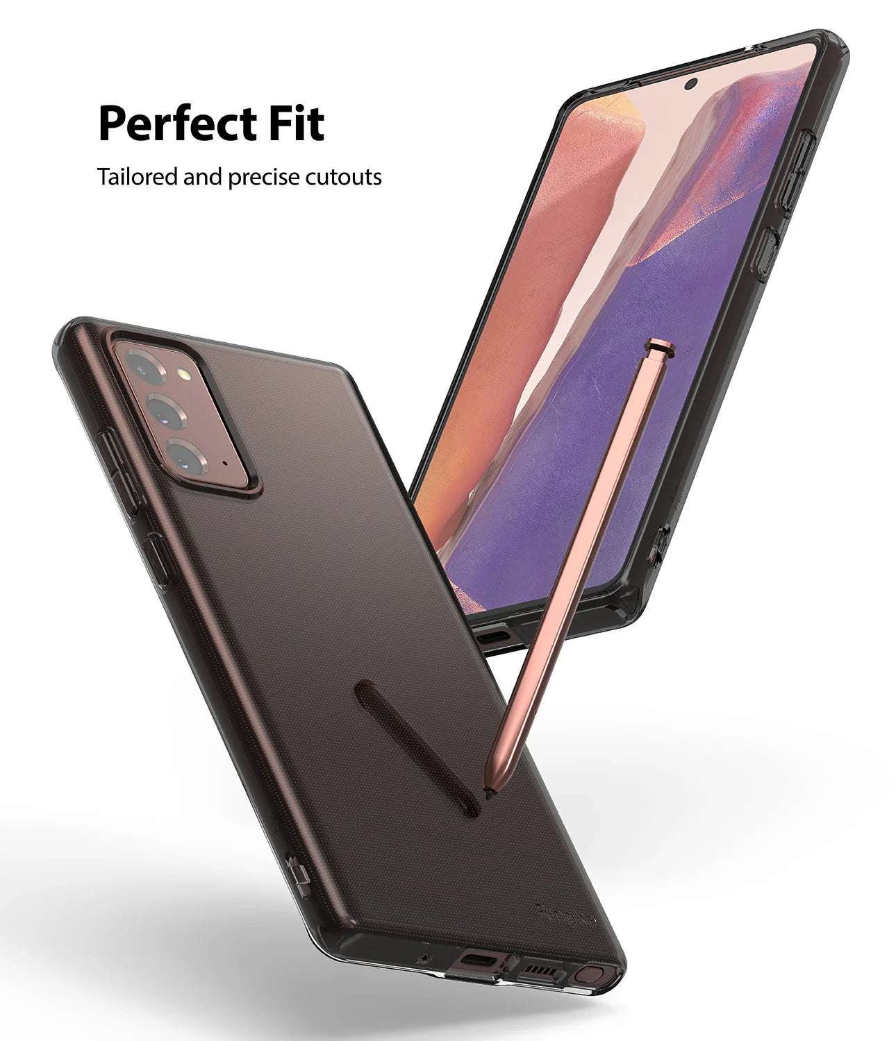 Galaxy Note 20 Case Air Smoke Black | Slim & Durable Protection - MIZO.at