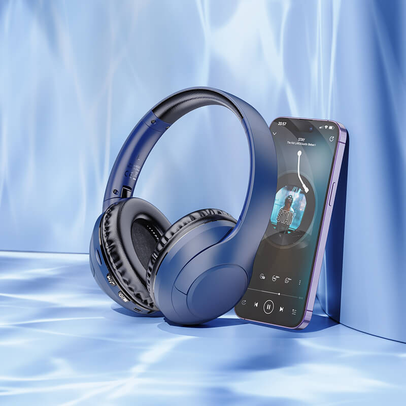 Glamor Bluetooth On-Ear Headphones BO23 | Blue - MIZO.at
