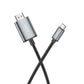 Hoco UA27 USB-C zu HDMI Kabel 4K 30Hz 2m Grau Metall - MIZO.at