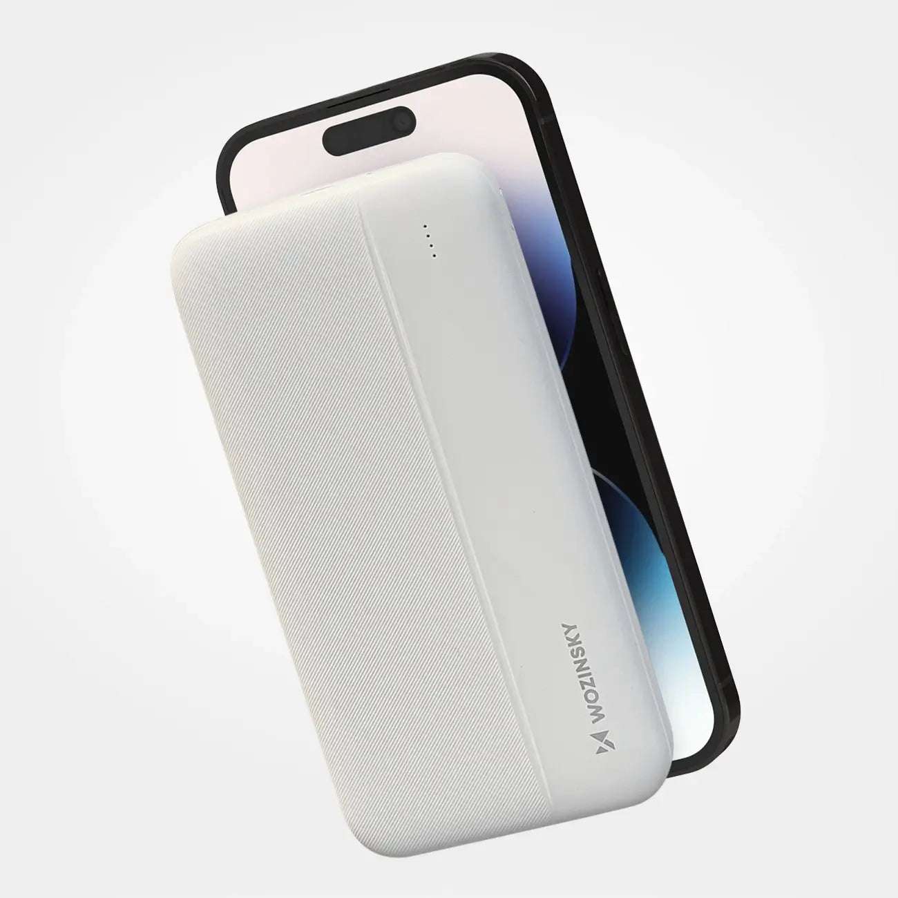 Wozinsky 10000mAh Powerbank White | Slim Dual USB Charger