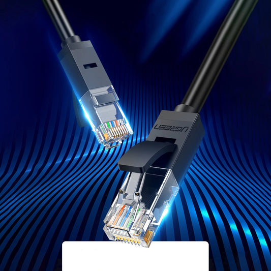 CAT 6 Ethernet Kabel 8m – 1000Mbps Netzwerk LAN Kabel Schwarz - MIZO.at